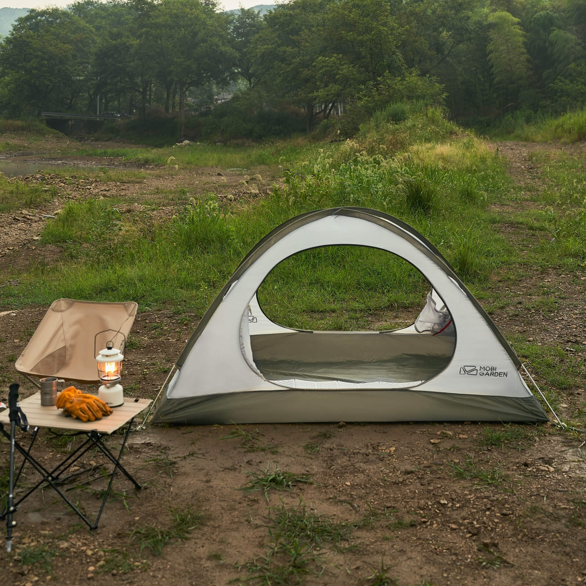 MOBI GARDEN テント COLD MOUNTAIN 4 ホワイト Cold Mountain Professional Backpacking Tent - Mobi Garden