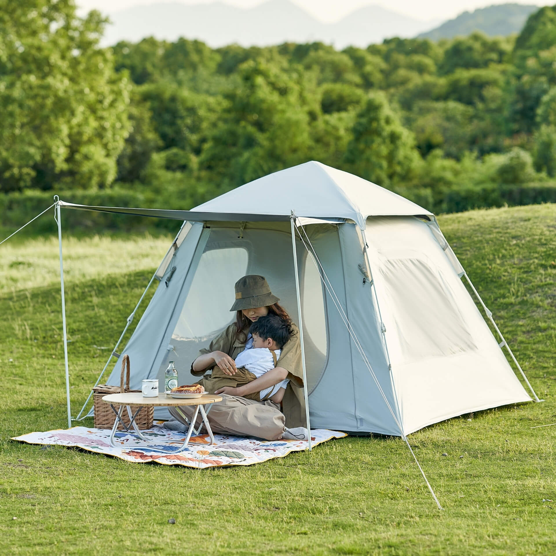 Zero Automatic Tent 145 Black Coating Space Version - Mobi Garden