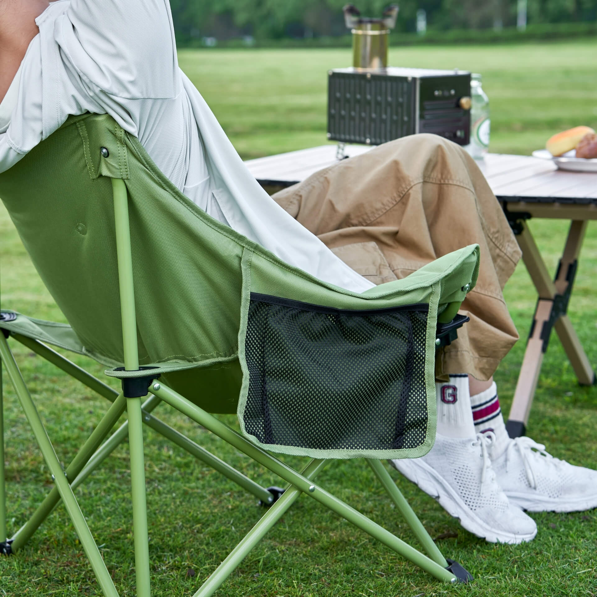 Moon Chair (Extra Cotten-Padded) Brown